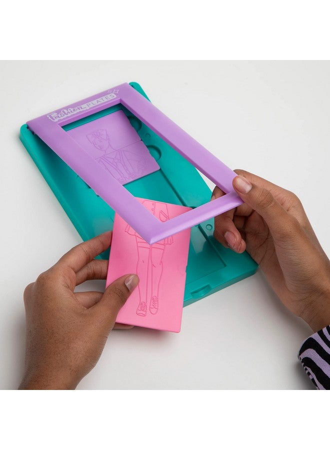 PlayMonster Fashion Plates - My Style - Drawing Kit with Mix-and-Match Design Plates - Make 100s of Modern Fashion Designs - Art Activity - for Kids Ages 6 and Up - Image 5