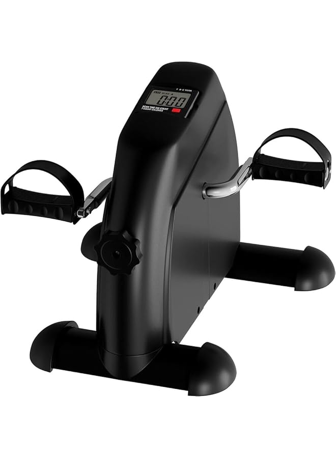 Relax Smart Portable Mini Pedal Exercise Bike With Lcd Display Black - Image 1