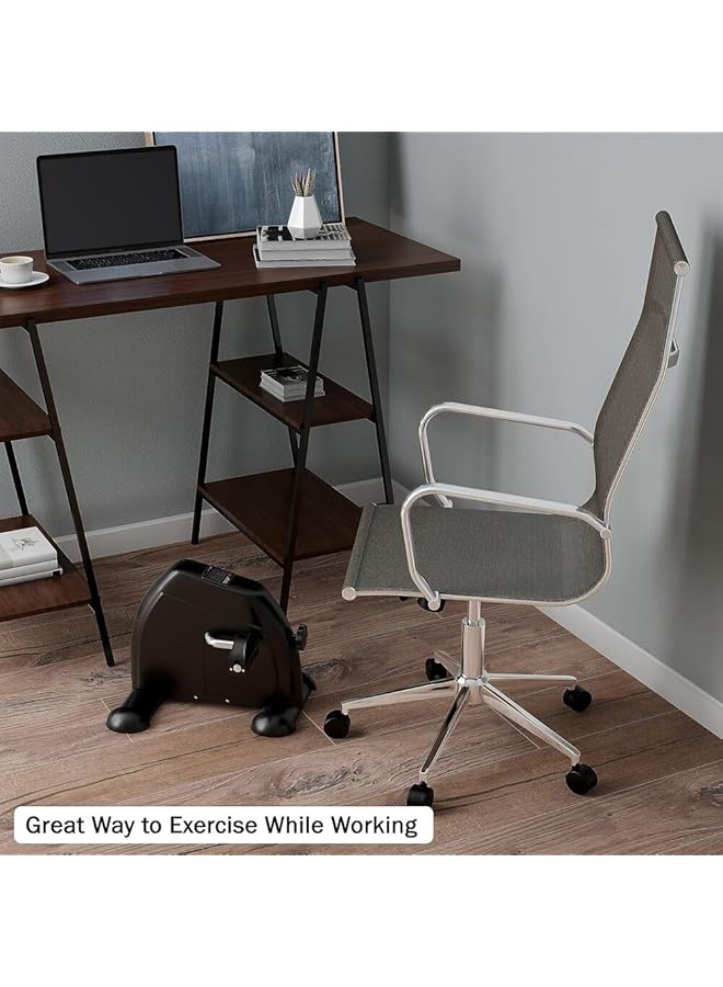 Relax Smart Portable Mini Pedal Exercise Bike With Lcd Display Black - Image 5