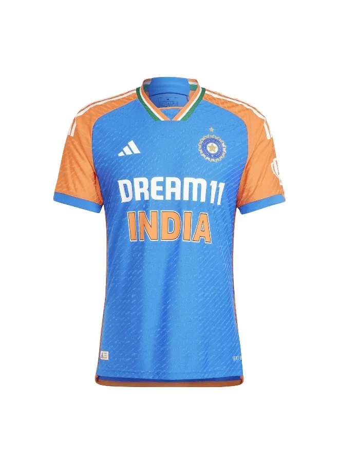 Adidas Adidas Indcrt20I Jshsm Blue Cricket Jerseys For Men Xs