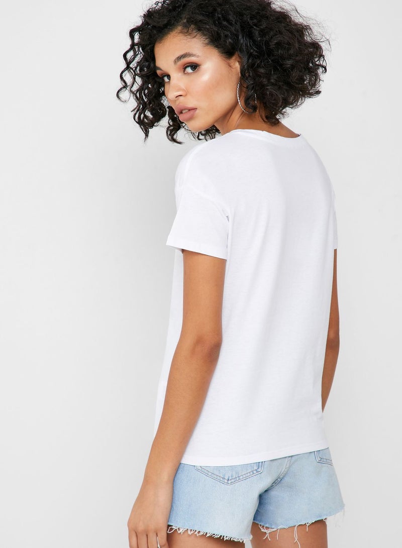 Reserved Slogan T-Shirt - Image 2