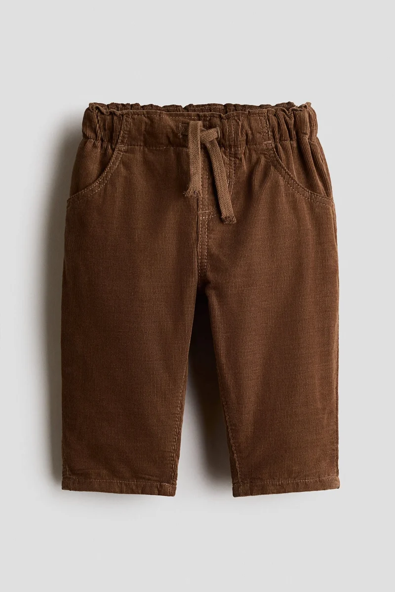 H&M Cotton corduroy joggers