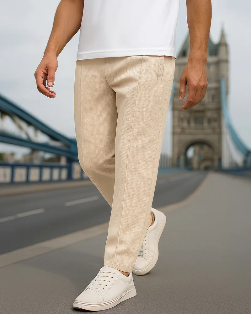 بيواكوف بنطلون رياضي رجالي بيج