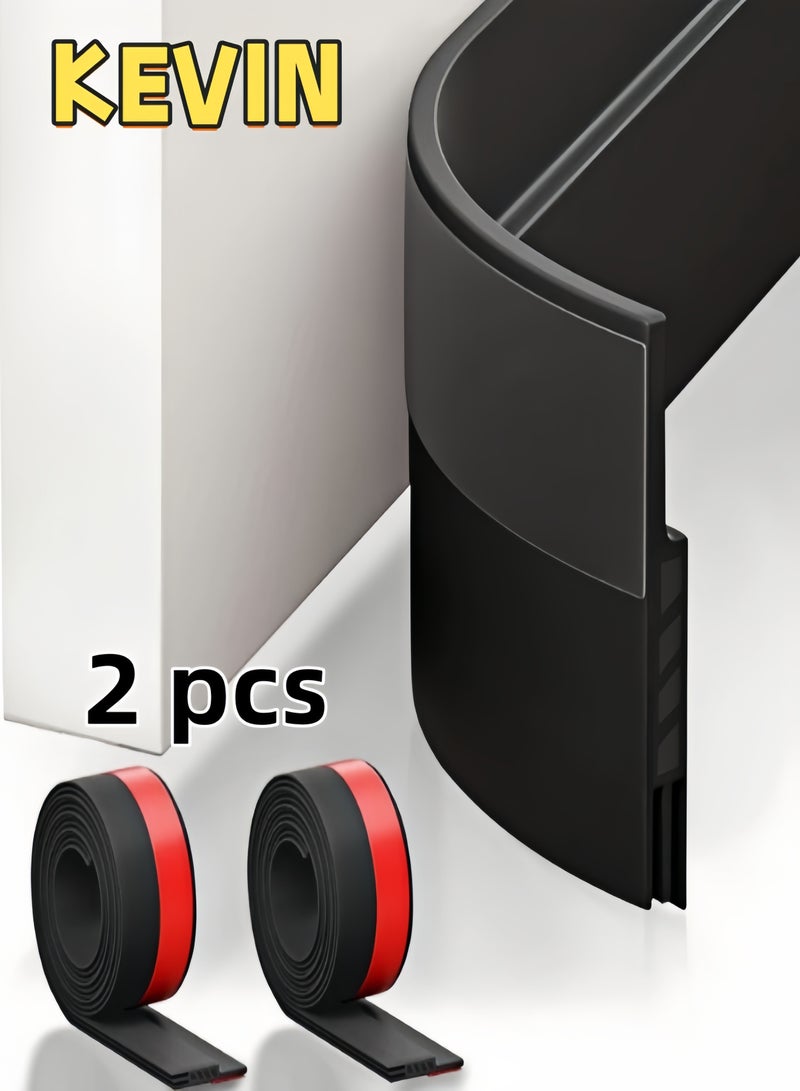 كيفن سدادة مسودة الباب، ختم تحت الباب بطول 120 سم، ممسحة الباب للأبواب الخارجية والداخلية، مانع مسودة الباب السفلي للغبار وعزل الضوضاء - Image 1