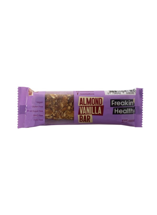 Freakin Healthy Almond Vanilla Bar 40g - Image 1