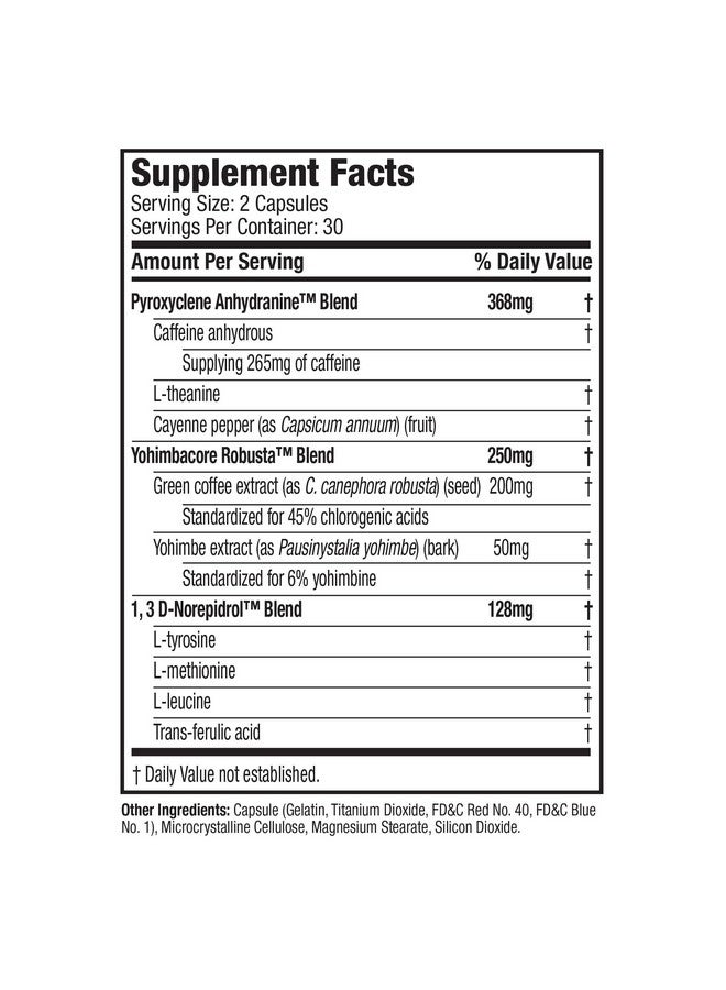 Hydroxycut Hardcore - 60 Rapid-Release Capsules - Thermogenic Calorie Burn, Extreme Energy + Focus, Maximum Intensity - for Women & Men - Image 2