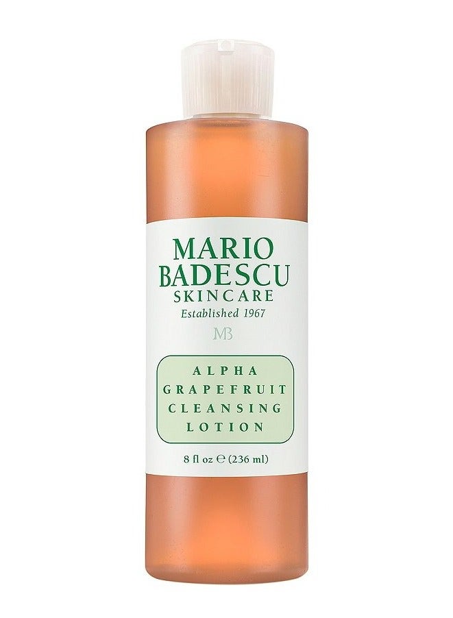 MARIO BADESCU Mario Badescu Alpha Grapefruit Toner for Combination, Dry & Sensitive Skin, Alcohol-Free Face Toner with Grapefruit Extract & Aloe Vera, Gently Exfoliates & Visibly Brightens 236ml  - Image 1