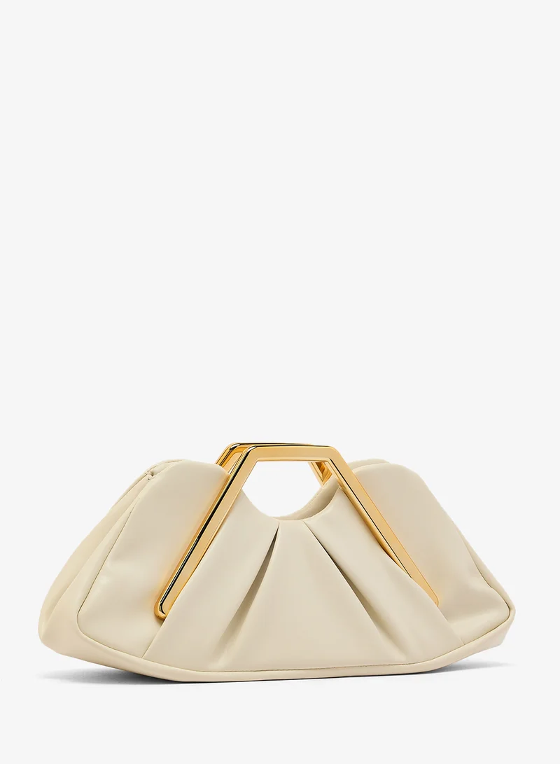 ELLA Pleated Statement Clutch