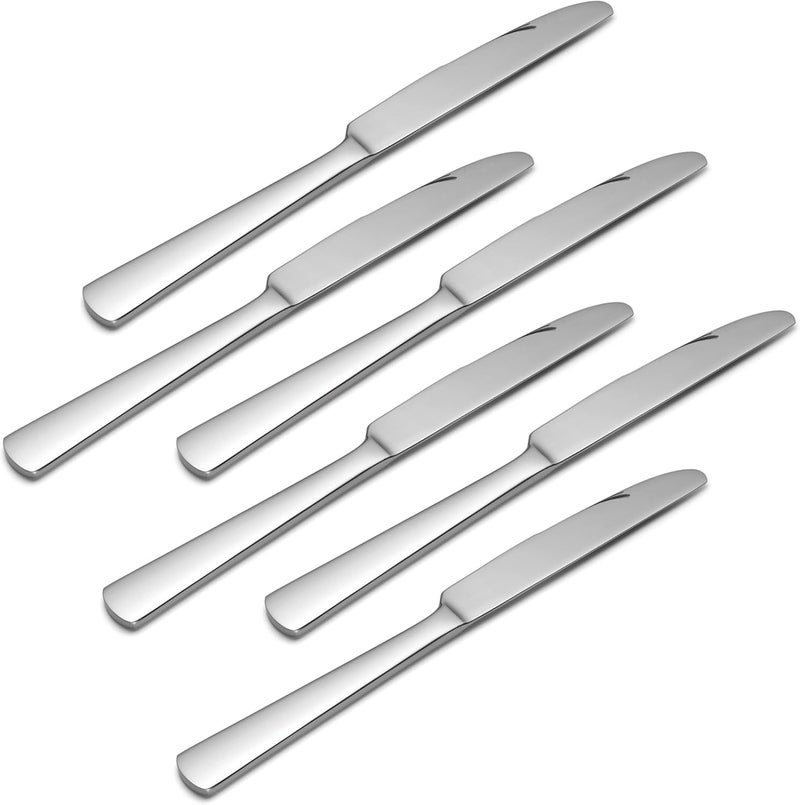 ONEIDA Aptitude Everyday Flatware Dinner Knives, Set of 6 , 18/0 Stainless Steel, Silverware Set, Dishwasher Safe - Image 2