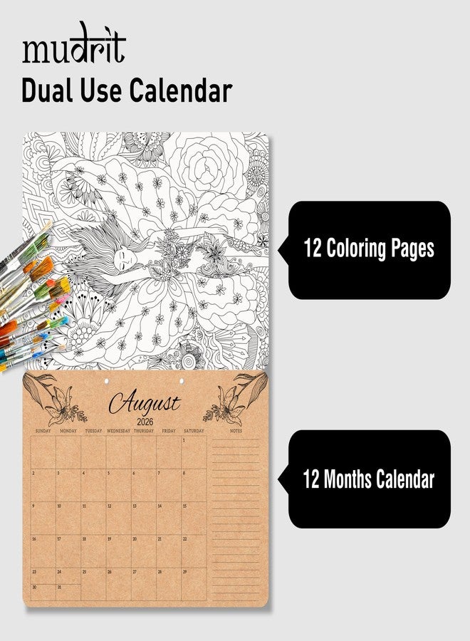 mudrit Desk Calendar 2026, 12 Months Large Calendar runs from Jan 2026 - Dec 2026, Big Blotter Desk Pad for Office, Home, Business, Academic: Size 12" X 17" - Image 2