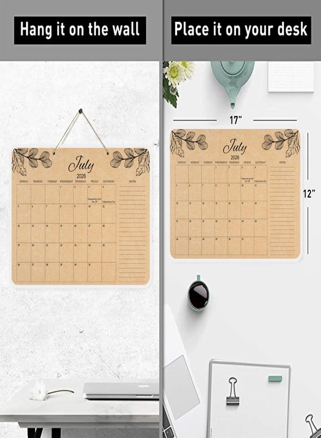 mudrit Desk Calendar 2026, 12 Months Large Calendar runs from Jan 2026 - Dec 2026, Big Blotter Desk Pad for Office, Home, Business, Academic: Size 12" X 17" - Image 5
