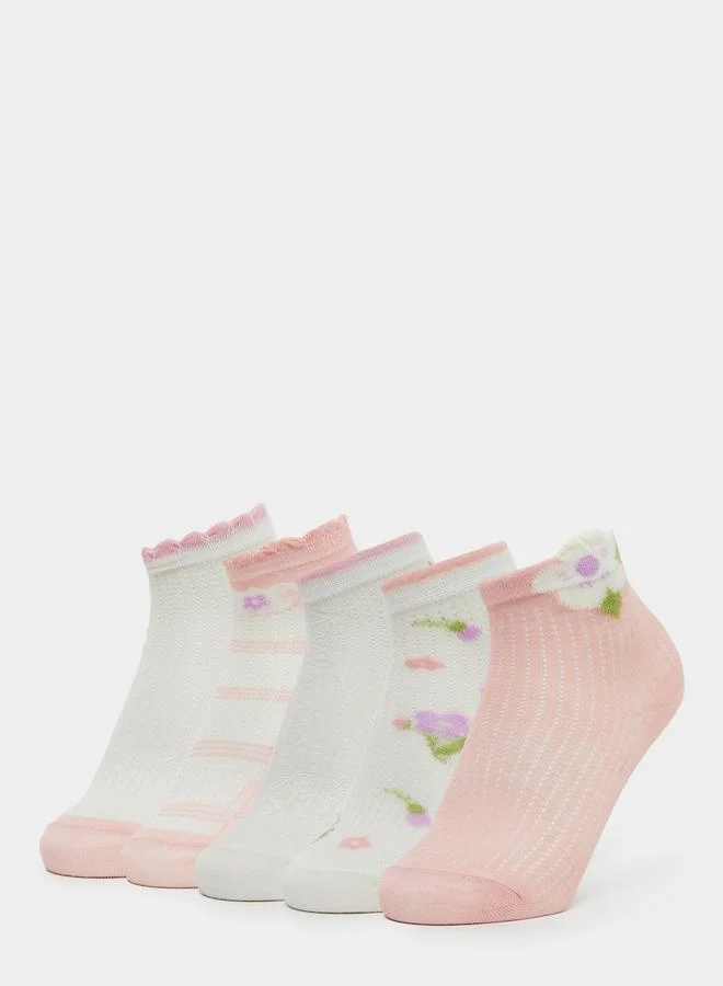 ستايلي عبوة من 5 – جوارب مضلعة متنوعة