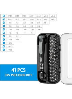 General Precision Screwdriver Set 48 in 1 Magnetic Screwdriver Set Kit with 41 Magnetic Drill Bits for Repair Phone Watch Switch Computer  - Image 3