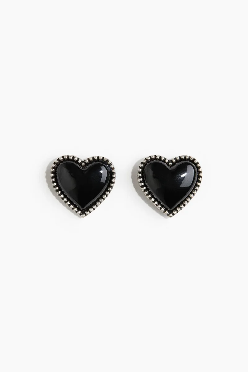 H&M Heart-shaped earrings
