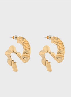 ELLA Twisted Hoop Earrings  - Image 1