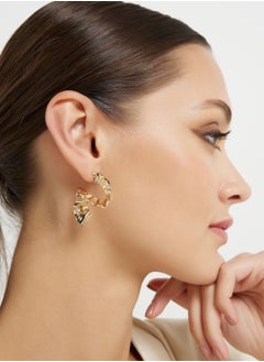 ELLA Twisted Hoop Earrings  - Image 3