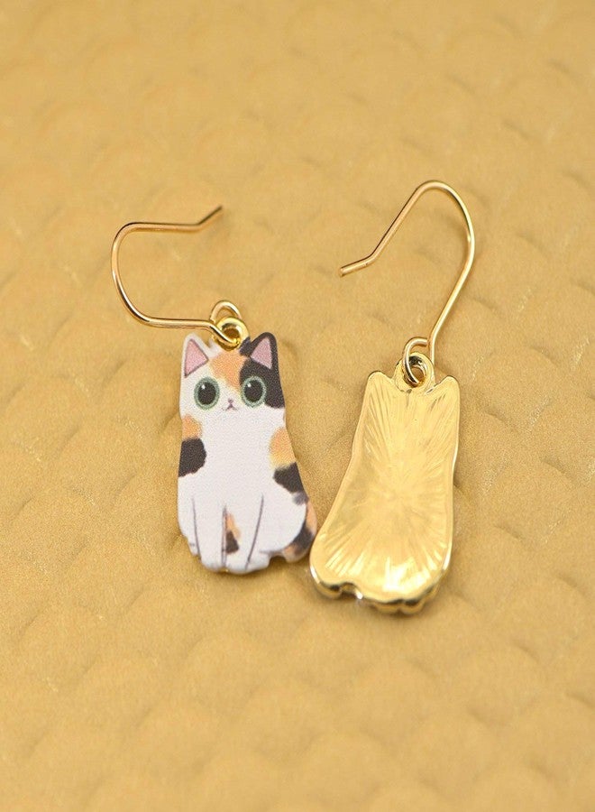 سبيننج دايزي أقراط سبينينغ ديزي "أم قطة فخورة" | هدية لمحبي القطط والقطط الصغيرة - Image 5