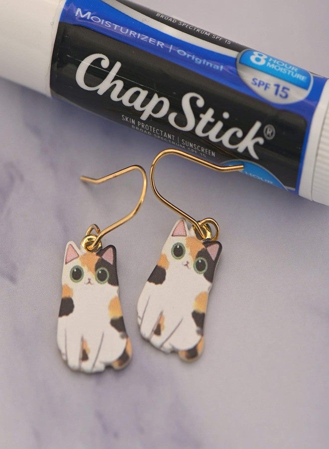 سبيننج دايزي أقراط سبينينغ ديزي "أم قطة فخورة" | هدية لمحبي القطط والقطط الصغيرة - Image 3