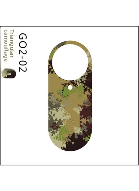 StartFly Suitable For Shadow Stone Insta360 GO2 Sports Camera GO3/GO3S Body Protection Film Accessories-Color:Triangle Camouflage-Specifications:Insta360 GO3S