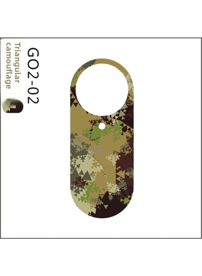 StartFly Suitable For Shadow Stone Insta360 GO2 Sports Camera GO3/GO3S Body Protection Film Accessories-Color:Triangle Camouflage-Specifications:Insta360 GO3S  - Image 1