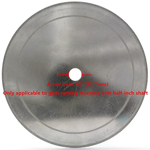 JINGLING 6" inch Super-Thin Rim 0.33mm Diamond Lapidary Saw Blade Arbor Hole 1/2" Pack of 5Pcs - Image 2