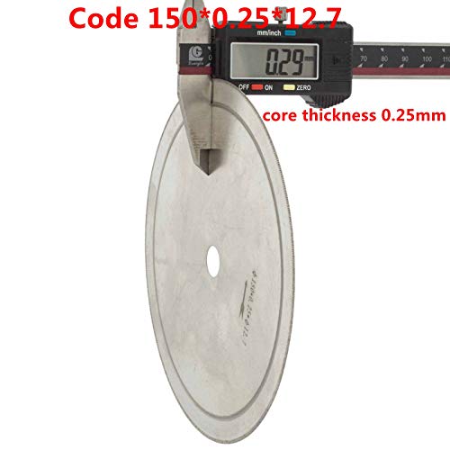JINGLING 6" inch Super-Thin Rim 0.33mm Diamond Lapidary Saw Blade Arbor Hole 1/2" Pack of 5Pcs - Image 3