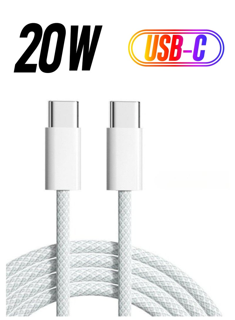 iPhone Charger Cable 1M [MFi Certified] USB C to USB C Cable Fast Charging Power Delivery PD 20W iPhone Cable for iPhone 16/16 Pro/16 Plus/16 Pro Max/iPhone 15/15 Pro/15 Plus/15 Pro Max All Series - Image 1