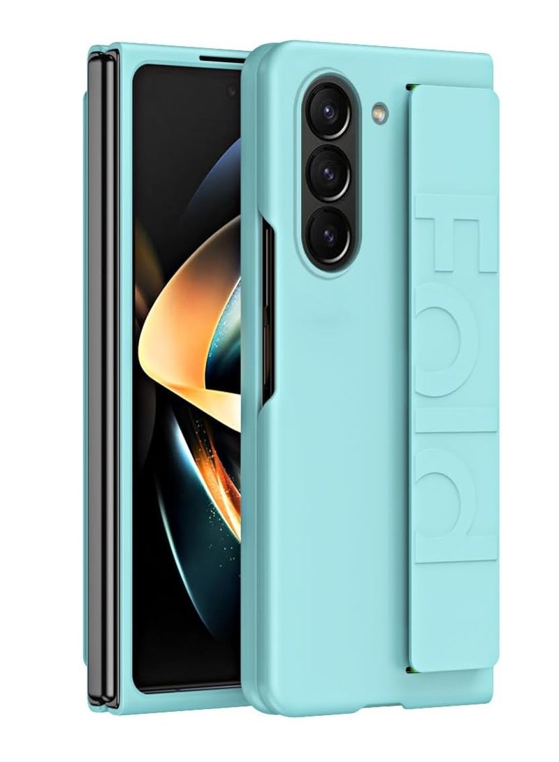 FOCUS Case Cover for Samsung Galaxy Z Fold 6 with Wrist Strap, Hard PC Protective Case Ultra Slim Anti-Scratch for Samsung Z Fold 6 5G 2024 - Image 1