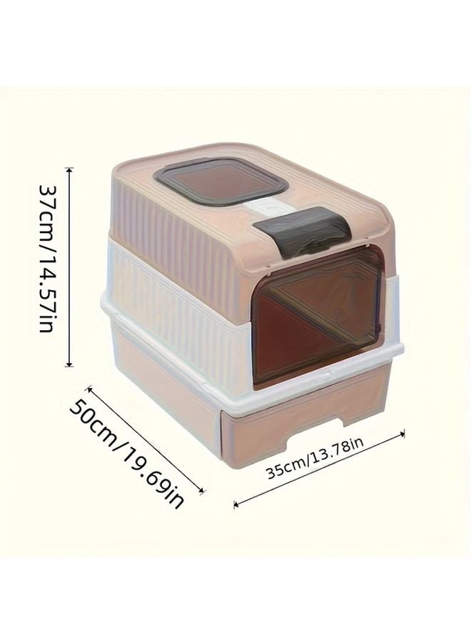 Large Automatic Self Cleaning Cat Litter Box Black Odor Control Low Maintenance - Image 3