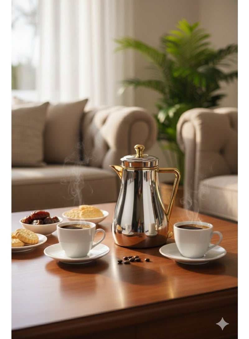 Najib Vacuum Flask – 0.35 Liter – Metal Body – Modern Design - Image 4