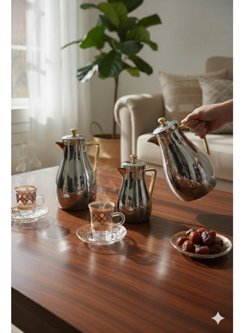 Najib Vacuum Flask – 0.35 Liter – Metal Body – Modern Design - Image 2