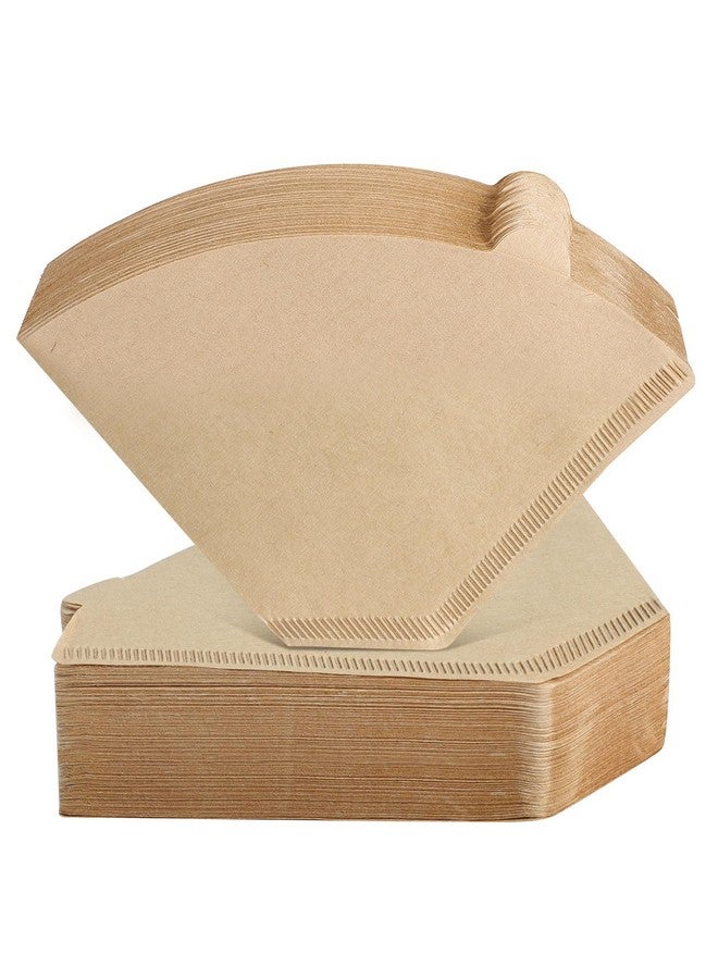 Niveaya Niveaya Coffee Filters 8-12 cup - 200 Count, Size 04 Unbleached Natural Brown, Disposable for Pour Over and Drip Coffee Maker  - Image 1
