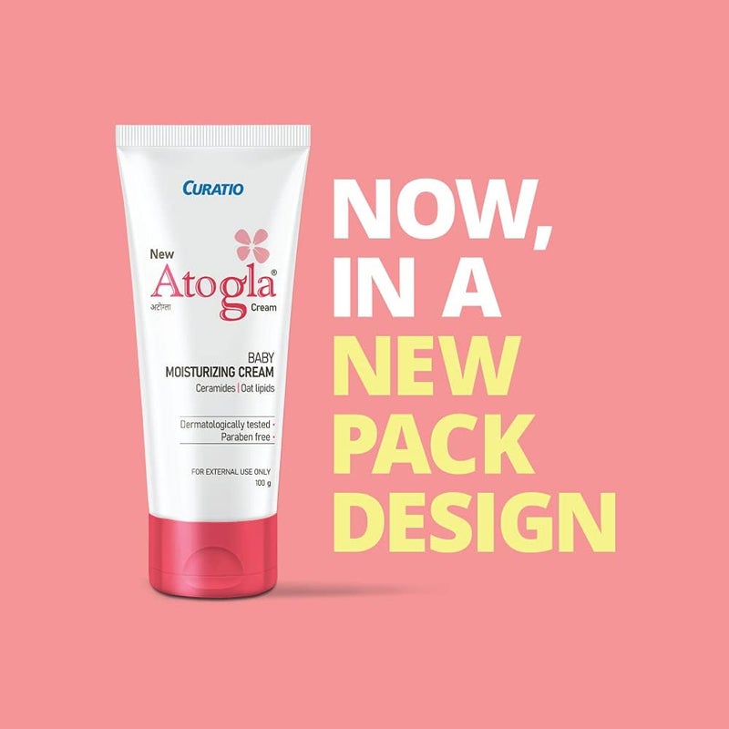 ATOGLA Baby Cream | for Soft Skin | Recommended by Doctors | Protects Against Rashes and Prevents Skin Irritation, 100g - Image 3