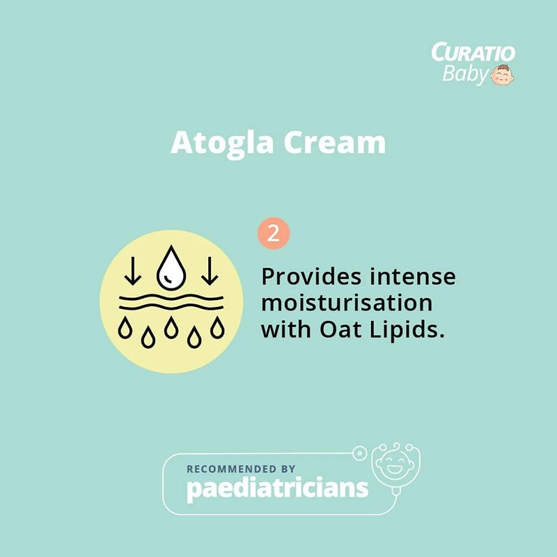 ATOGLA Baby Cream | for Soft Skin | Recommended by Doctors | Protects Against Rashes and Prevents Skin Irritation, 100g - Image 2