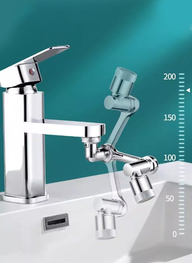 Universal 1080° Rotating Faucet with 3D Mechanical Arm | Foldable, Water-Saving, Height-Adjustable for Kitchen & Bathroom | No-Tool Installation  - Image 5