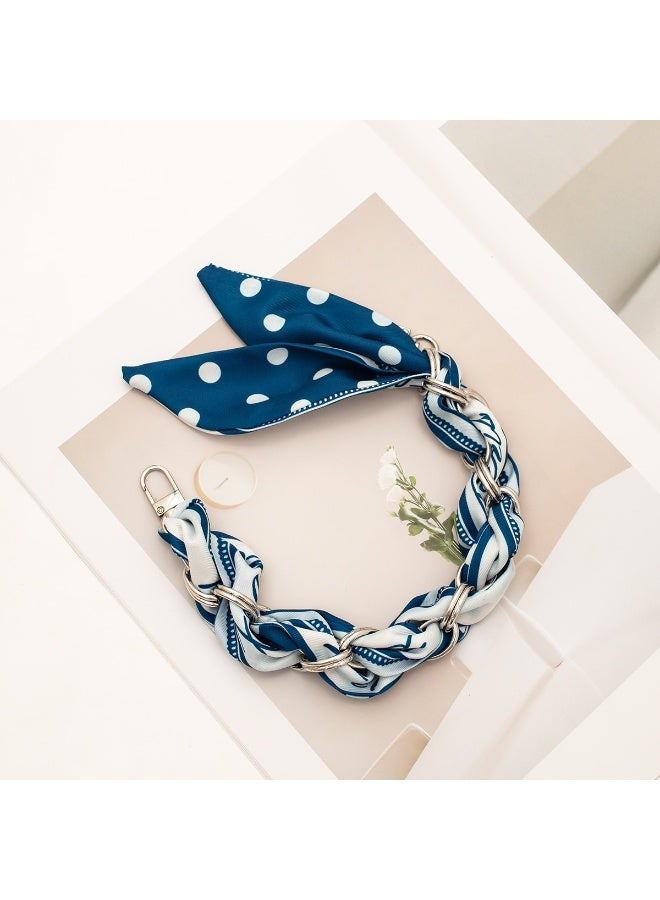 NIBEMINENT Beaded Phone Lanyard, Anti Lost Removable Wrist Strap, Rope Weaving Bracelet Pendant, Phone Keychain Lanyard, 27/Black