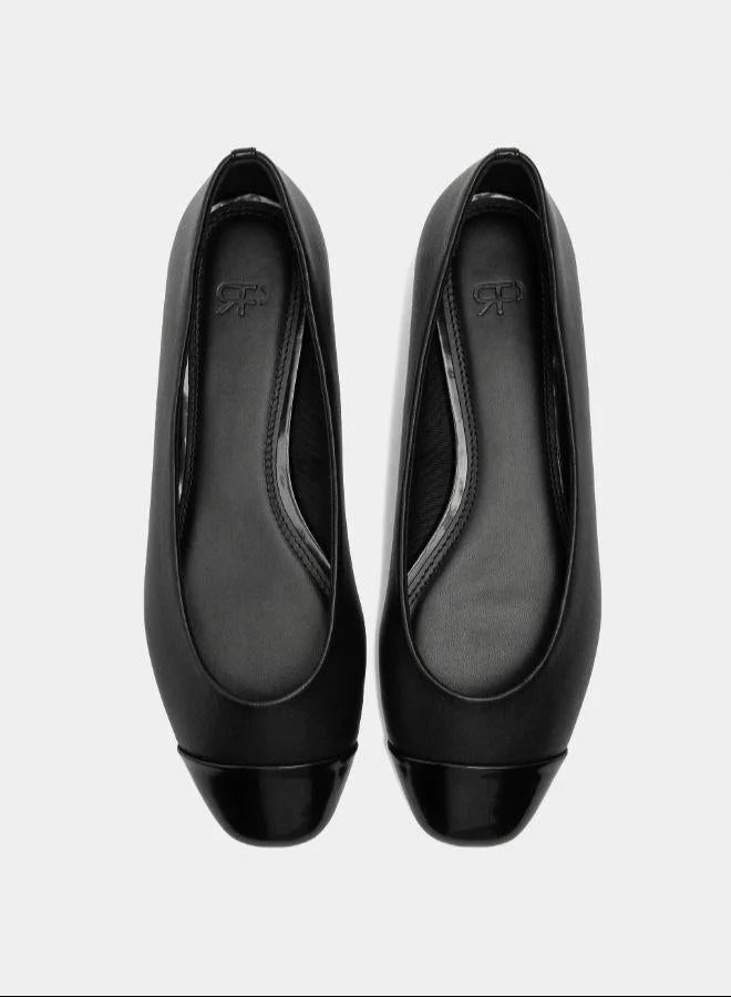 PARFOIS Contrast ballet flats