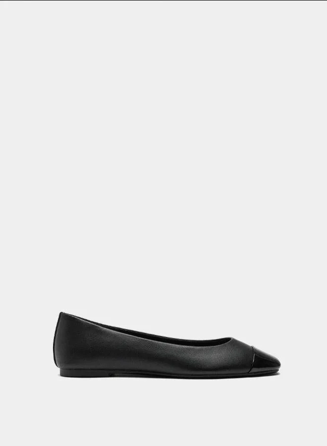 PARFOIS Contrast ballet flats