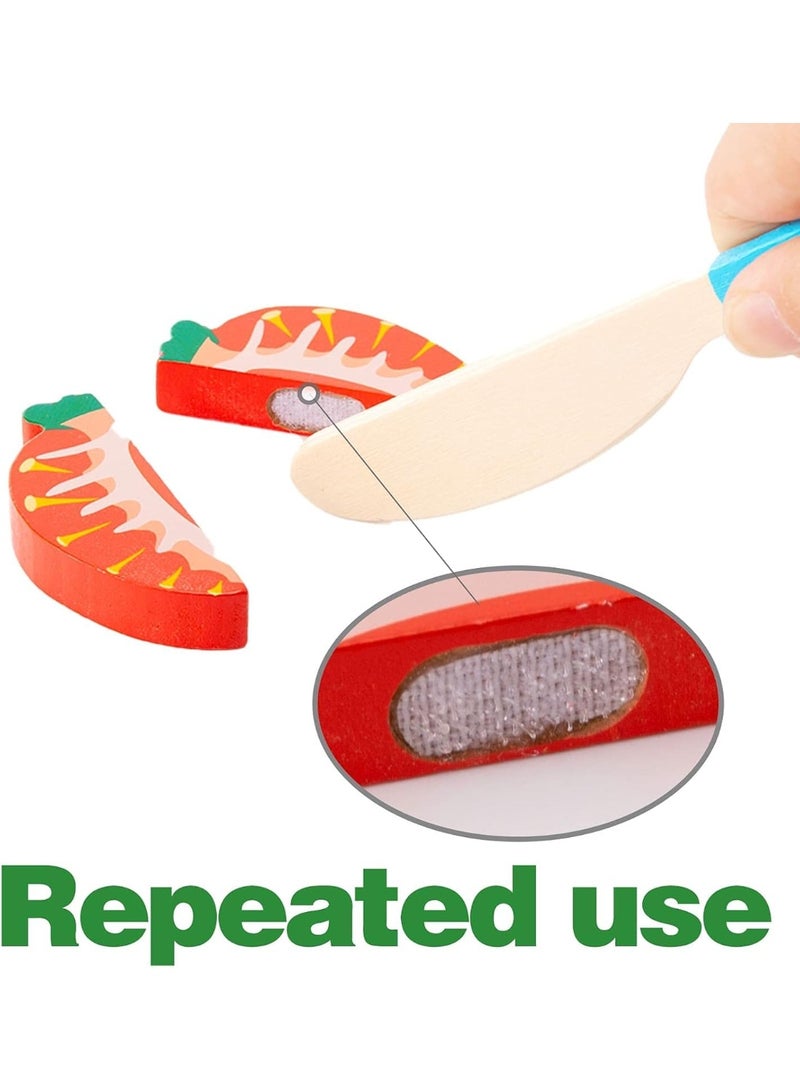 السيد باندا أحجية خشبية للأطفال، مكعبات بناء خشبية للتعلم للأطفال من سن 1 إلى 5 سنوات، لوحة أحجية ثلاثية الأبعاد، لعبة تعليمية للأولاد والفتيات مع تنمية مهارات التنسيق بين اليد والعين (فاكهة) - Image 4