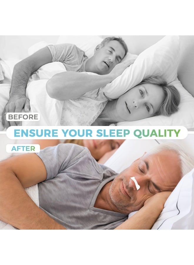 Magnetic Nasal Strips Anti Snore (45 Pairs) – White Square Nasal Dilator for Congestion Relief & Better Breathing, Breathing Support for Sleep, Travel & Sports, Skin-Friendly Comfortable Fit - Image 4