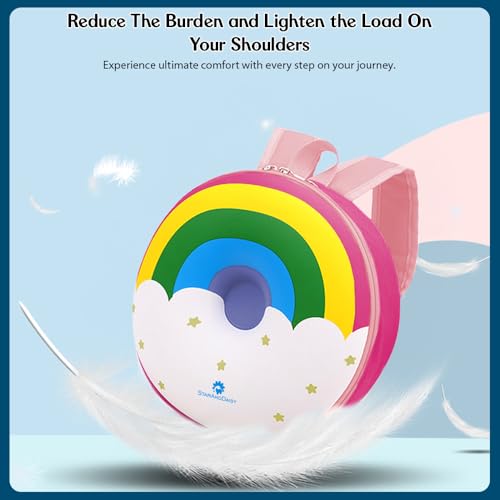 StarAndDaisy Toddler Ocean Donut Backpack, Kindergarten Preschool Mini Bag for Kids, Nice Birthday Gifts for Girls & Boys - Image 3