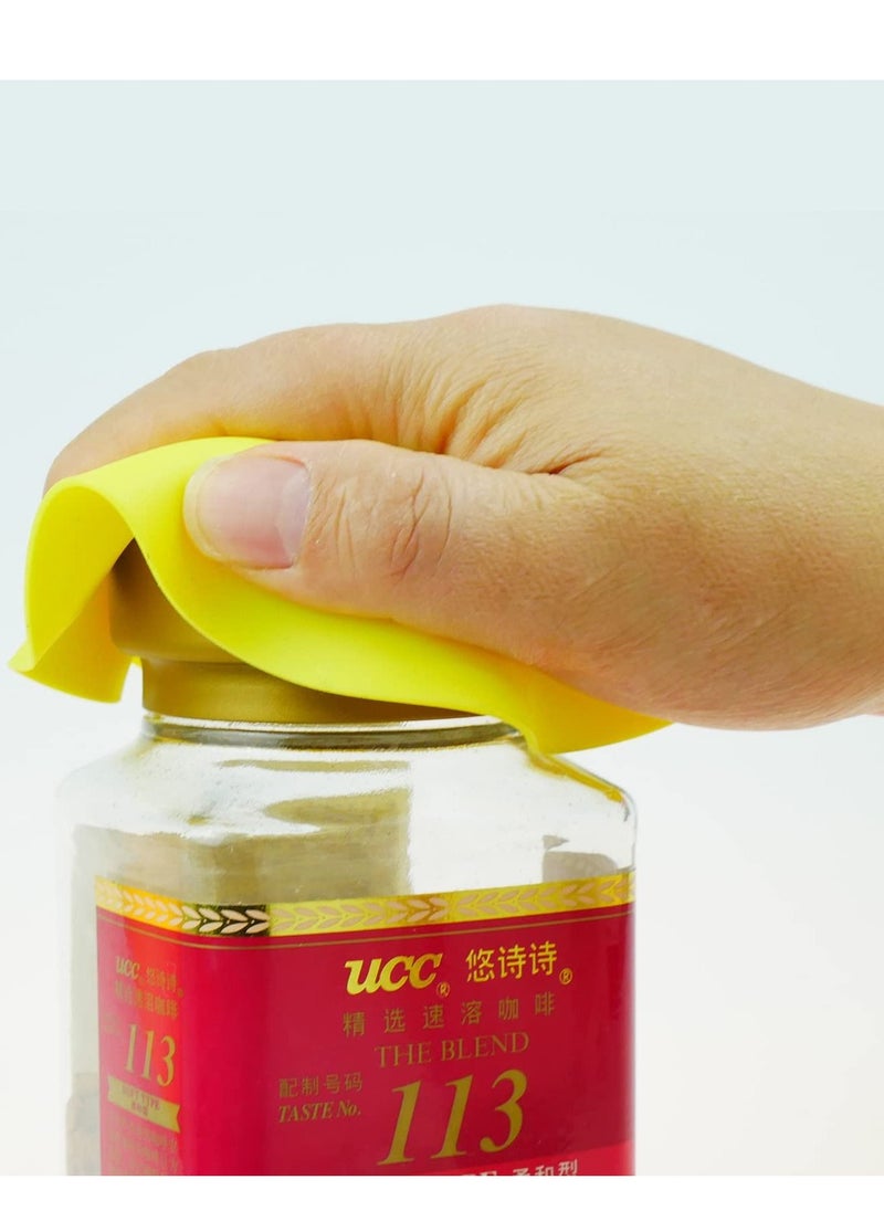 Y&D - Rubber Jar Opener Gripper Pad-Jar for Weak Hands-Silicone Heat Insulation Pad Round-Rubber Grippers Opening Jars (Multi-coloured) - Image 1