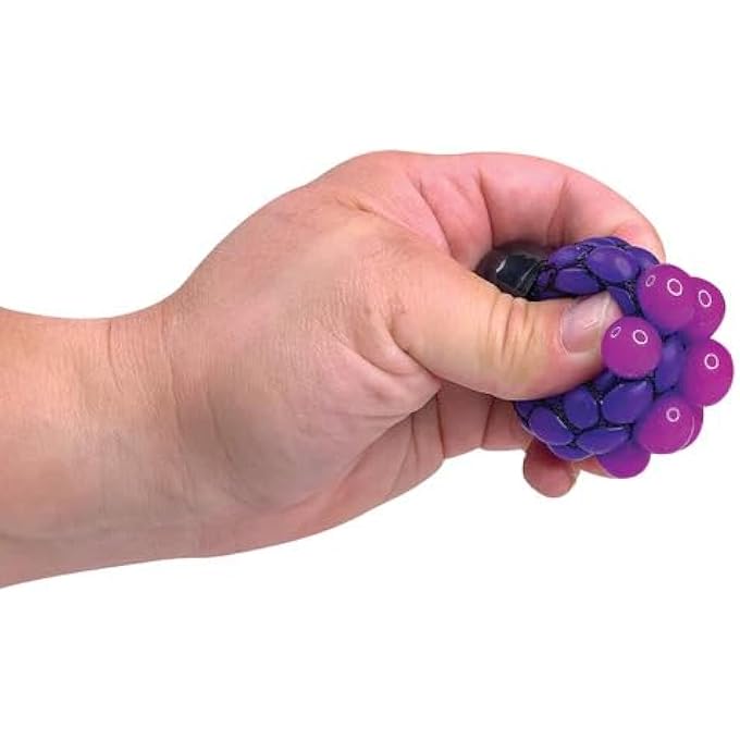 Geddes Raymond Rainbow Squeeze Ball Toy for Kids, Mesh (Pack of 24) - Image 4