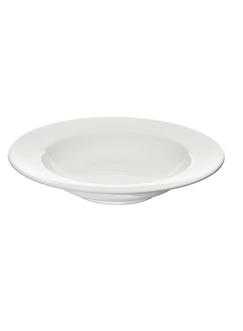 طبق عميق ، أبيض عاجي 23 سم - Image 1
