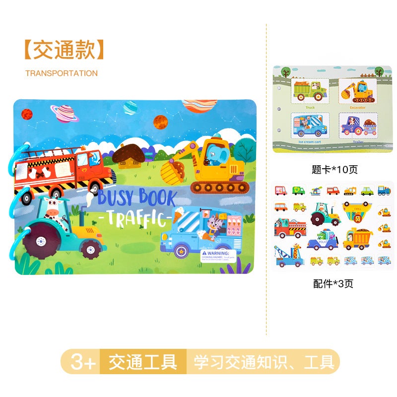 Enlightenment Dinosaur Busy Book – Educational Paper Toy for Children Aged 4-6 - Image 1