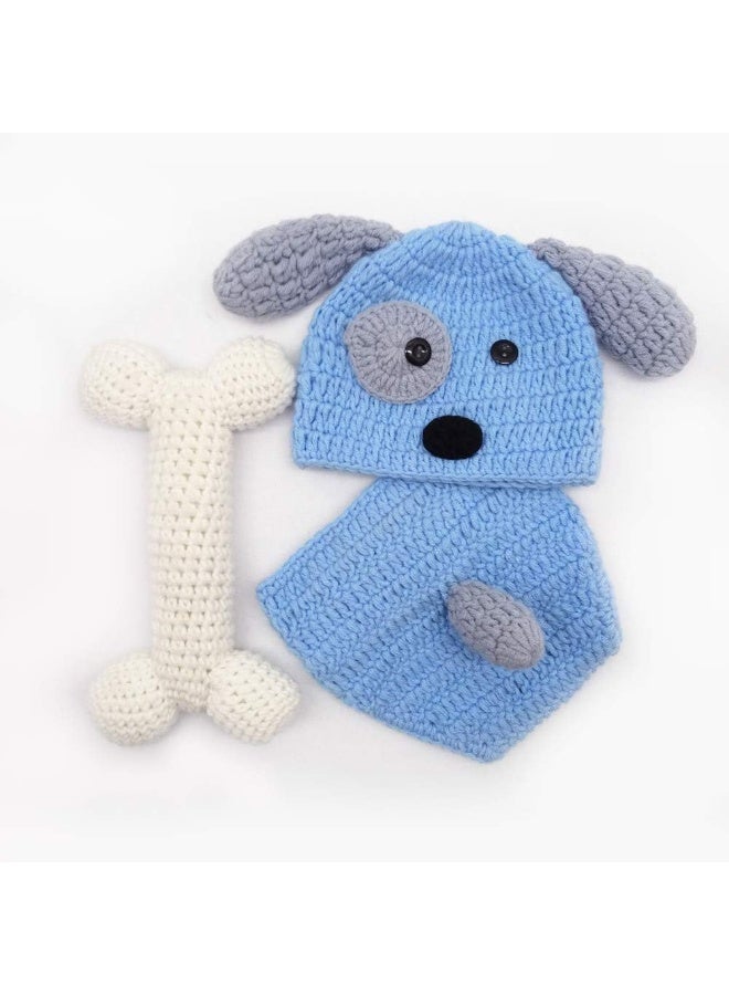 SUNBABY Newborn Photography Props Baby Knitting Wool Material Photography Costume Cute Animal Style Baby Crochet Clothes - Image 3