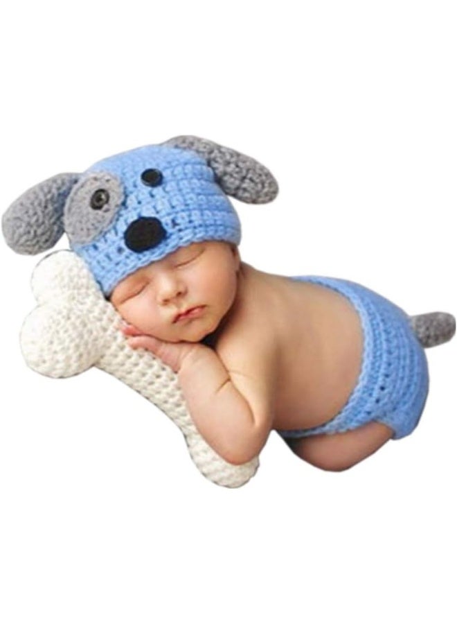 SUNBABY Newborn Photography Props Baby Knitting Wool Material Photography Costume Cute Animal Style Baby Crochet Clothes - Image 1