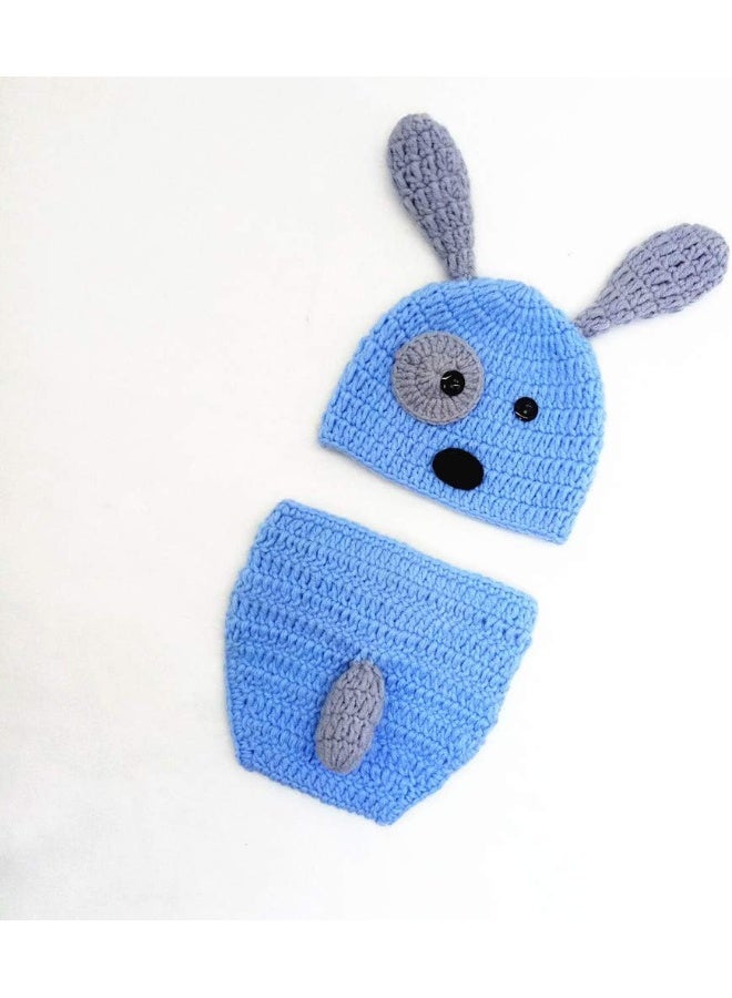 SUNBABY Newborn Photography Props Baby Knitting Wool Material Photography Costume Cute Animal Style Baby Crochet Clothes - Image 4