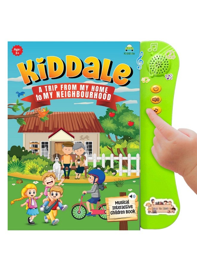 Kiddale Kiddale First 100+ Words Picture & Audio Book with Rhymes and Stories| Boost Toddler Vocabulary in 30 min Through Self-Learning Audio  - Image 1