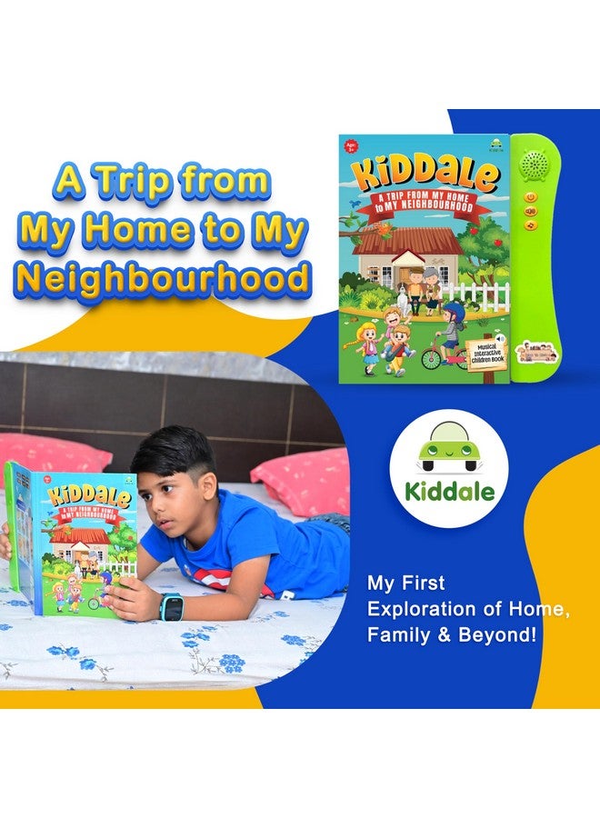 Kiddale Kiddale First 100+ Words Picture & Audio Book with Rhymes and Stories| Boost Toddler Vocabulary in 30 min Through Self-Learning Audio  - Image 4